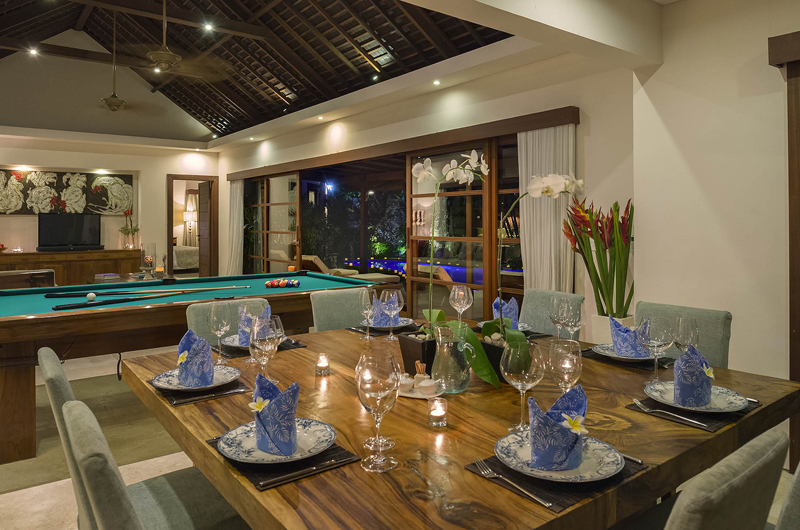 Lataliana Villas Dining Area, Seminyak | 6 Bedroom Villas Bali