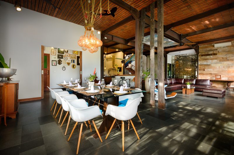Niconico Mansion Dining Area, Petitenget | 6 Bedroom Villas Bali