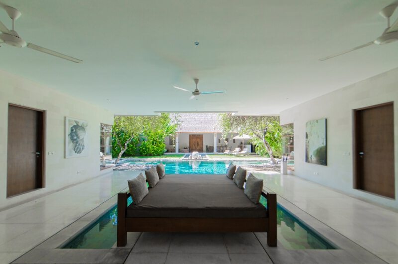 Nyaman Villas Pool Side Lounge Area, Seminyak | 6 Bedroom Villas Bali