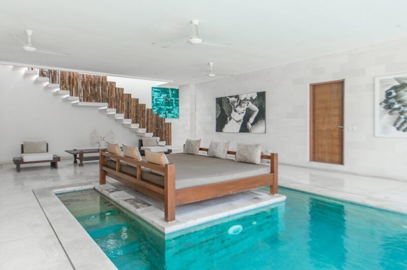Nyaman Villas Pool Side Lounge, Seminyak | 6 Bedroom Villas Bali