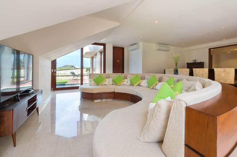 Pandawa Cliff Estate Lounge Area with TV, Ungasan | 6 Bedroom Villas Bali