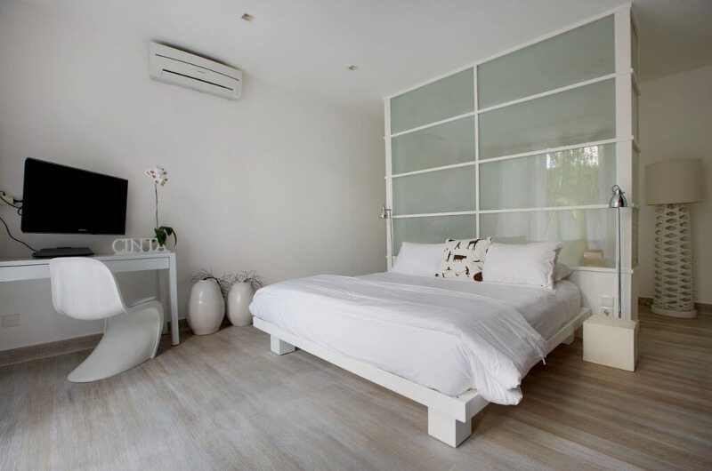 Pure Villa Bali Bedroom with TV, Canggu | 6 Bedroom Villas Bali