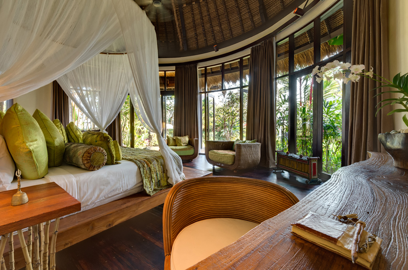 Taman Ahimsa Bedroom with Study Table, Seseh | 6 Bedroom Villas Bali