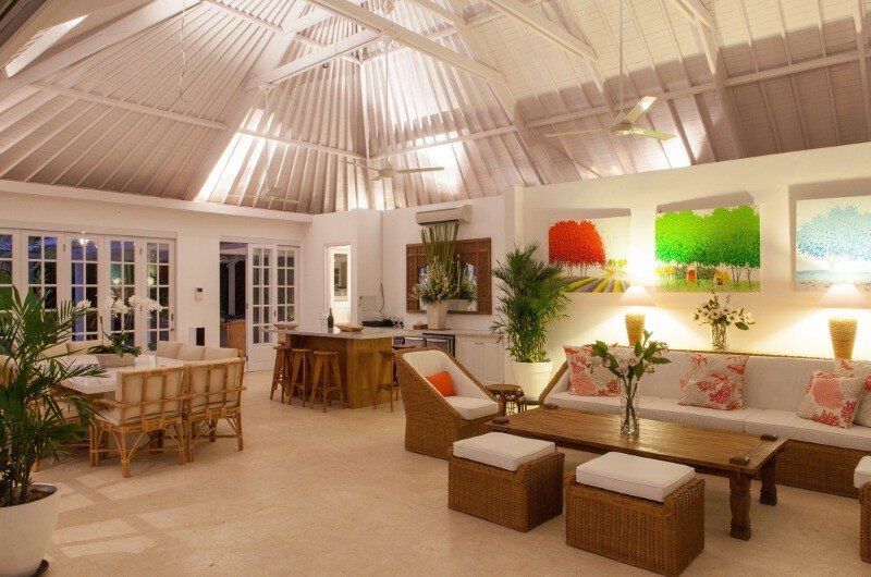The Cotton House Living Area, Seminyak | 6 Bedroom Villas Bali