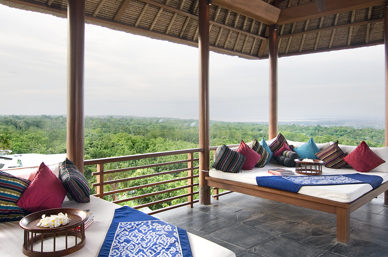 The Longhouse Lounge Area with View, Jimbaran | 6 Bedroom Villas Bali