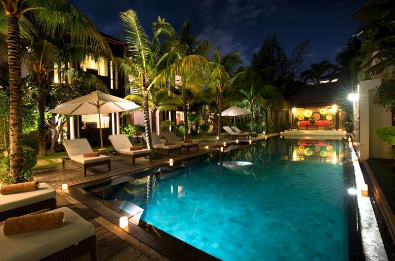 Villa Abakoi Night View, Seminyak | 6 Bedroom Villas Bali