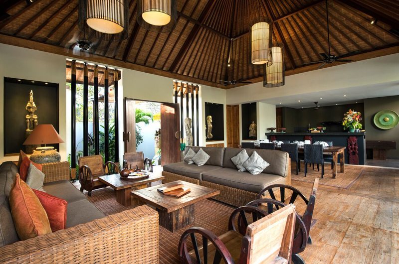 Villa Abakoi Living Area, Seminyak | 6 Bedroom Villas Bali