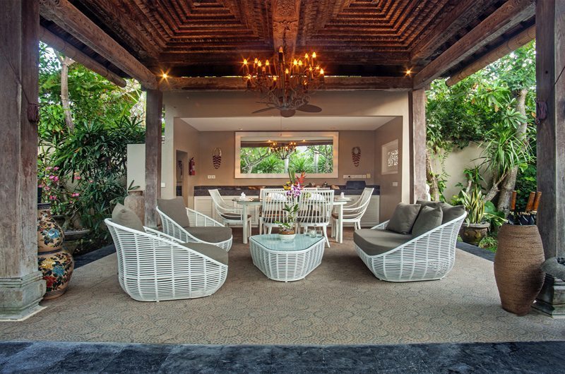 Villa Avalon Bali Outdoor Seating Area, Canggu | 6 Bedroom Villas Bali