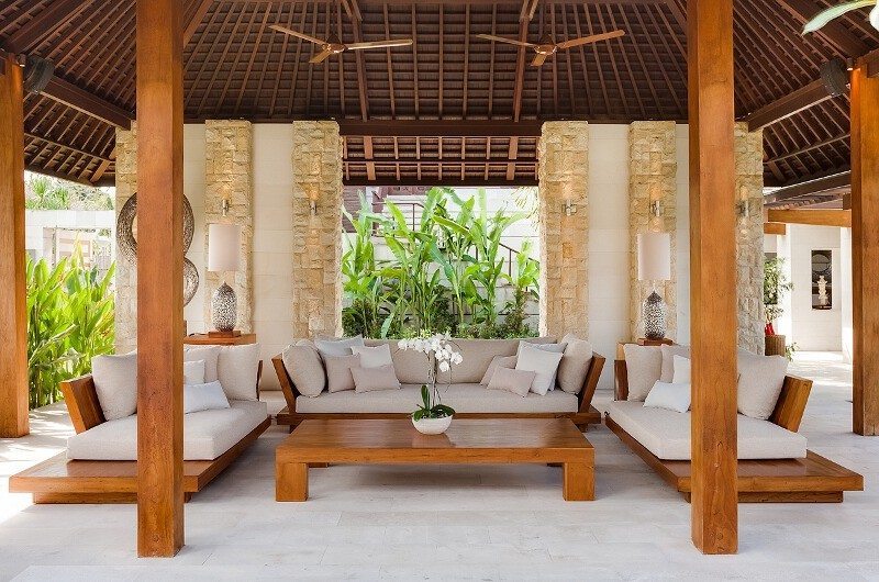Villa Beji Living Area, Canggu | 6 Bedroom Villas Bali
