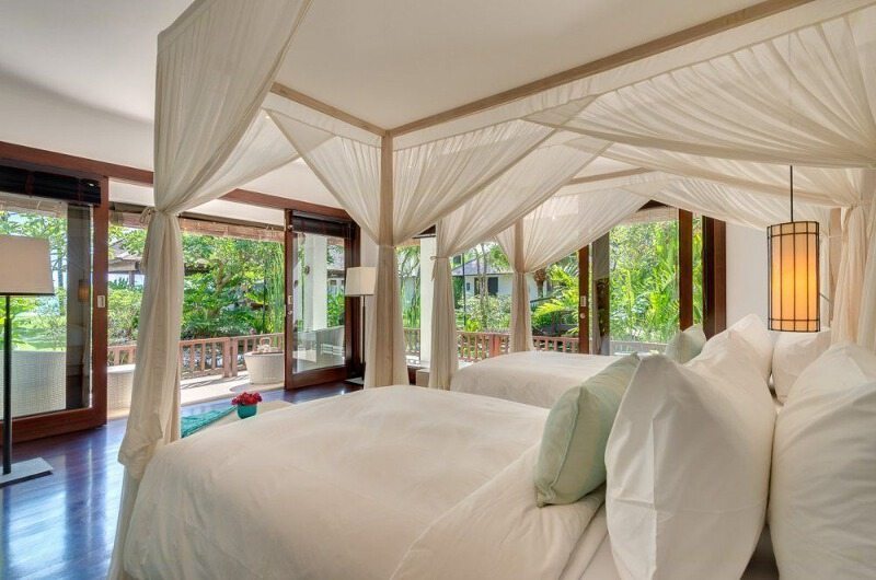 Villa Jagaditha Bedroom with Twin Beds, Canggu | 6 Bedroom Villas Bali
