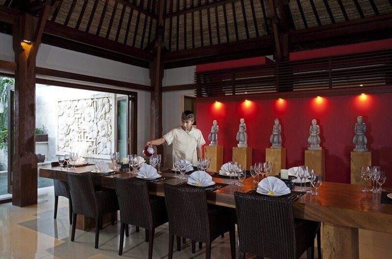 Villa Lilibel Dining Area, Seminyak | 6 Bedroom Villas Bali