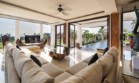 Villa Luwih Living Area with Pool View, Canggu | 6 Bedroom Villas Bali