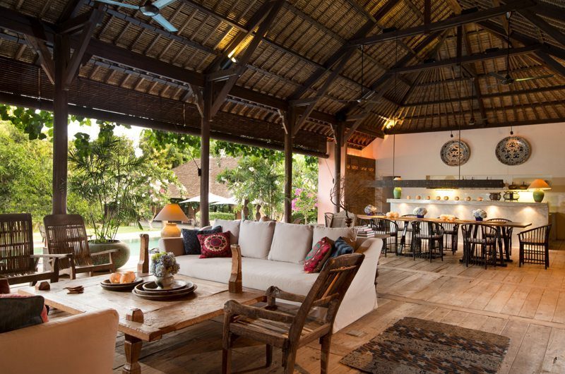 Villa Mamoune Indoor Living and Dining Area, Umalas | 6 Bedroom Villas Bali