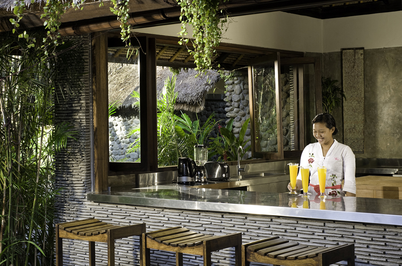 Villa Maya Retreat Breakfast Bar, Tabanan | 6 Bedroom Villas Bali