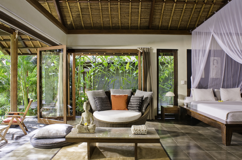 Villa Maya Retreat Bedroom with Garden View, Tabanan | 6 Bedroom Villas Bali