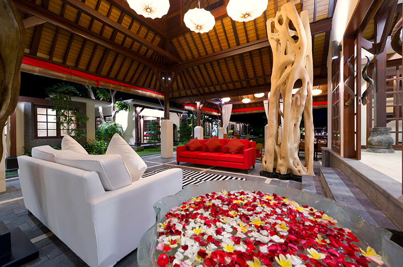Villa San Living Area, Ubud | 6 Bedroom Villas Bali