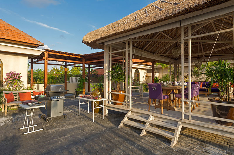 Villa Sayang D'Amour Outdoor Area with Barbeque, Seminyak | 6 Bedroom Villas Bali