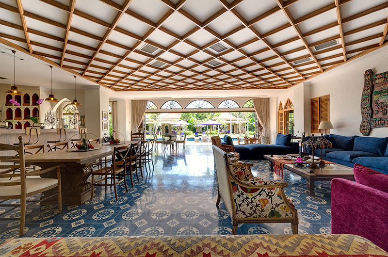 Villa Sayang D'Amour Living and Dining Area, Seminyak | 6 Bedroom Villas Bali