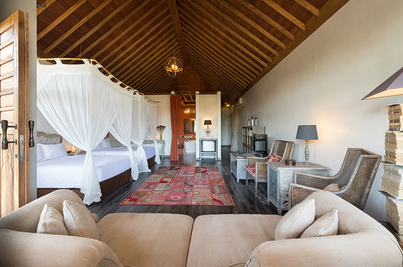 Villa Sayang D'Amour Bedroom with Double Beds, Seminyak | 6 Bedroom Villas Bali