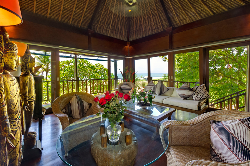 Villa Sungai Tinggi Lounge Area with Sea View, Pererenan | 6 Bedroom Villas Bali