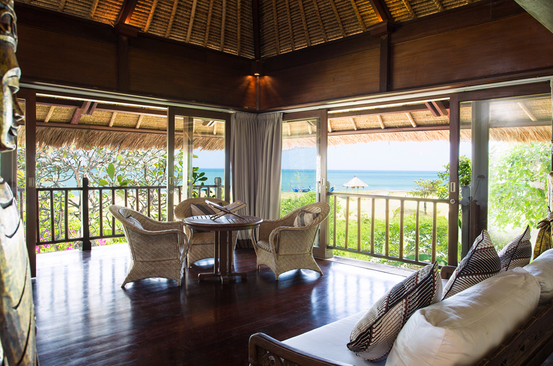 Villa Sungai Tinggi Seating Area with Sea View, Pererenan | 6 Bedroom Villas Bali