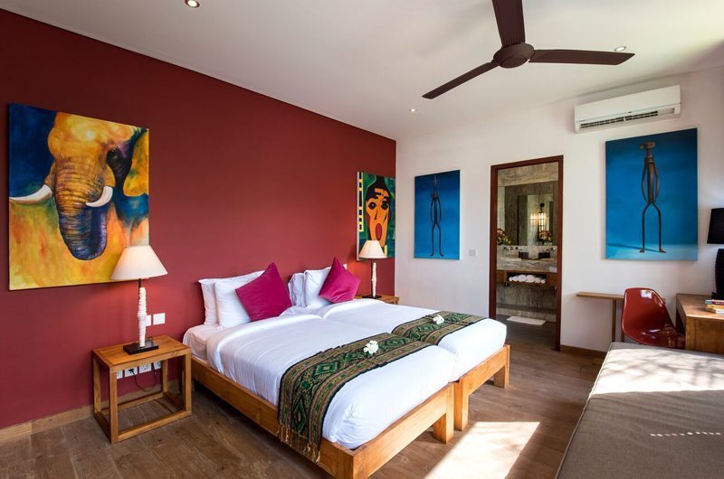 Villa Tangram Bedroom with Twin Beds, Seminyak | 6 Bedroom Villas Bali