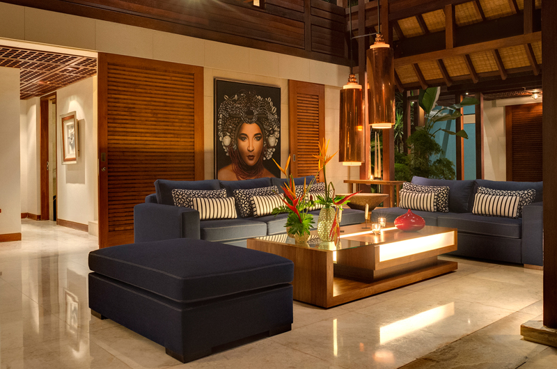 Windu Villas Living Area, Petitenget | 6 Bedroom Villas Bali